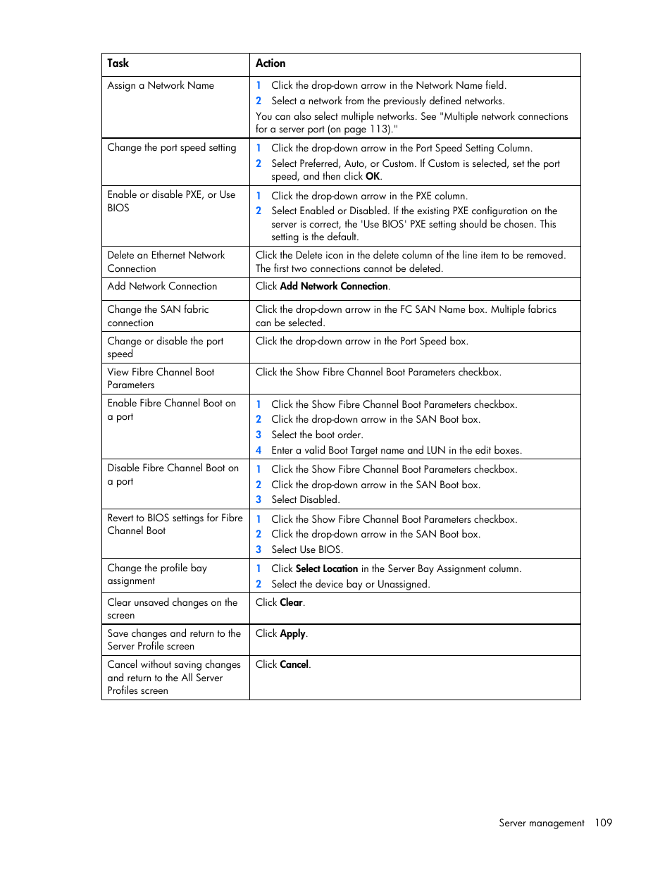 HP Virtual Connect Flex-10 10Gb Ethernet Module for c-Class BladeSystem User Manual | Page 109 / 169