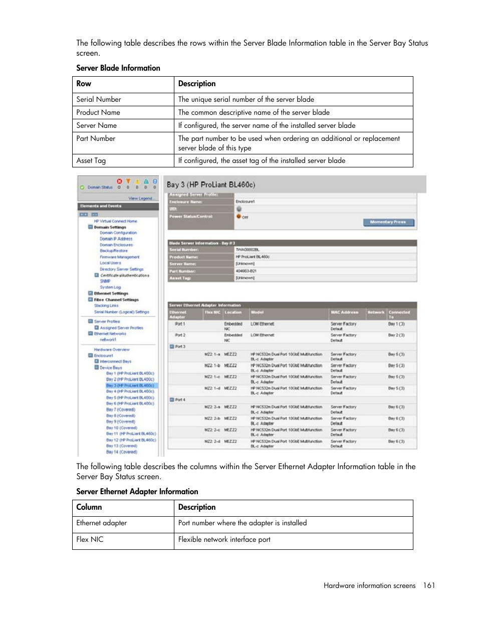 HP Virtual Connect Flex-10 10Gb Ethernet Module for c-Class BladeSystem User Manual | Page 161 / 169