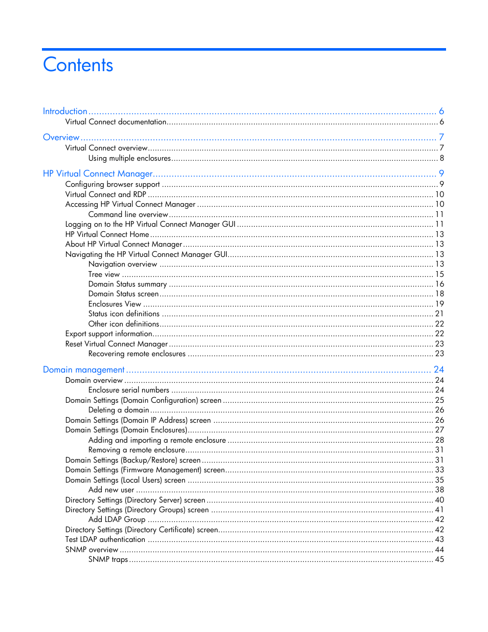 HP Virtual Connect Flex-10 10Gb Ethernet Module for c-Class BladeSystem User Manual | Page 3 / 169