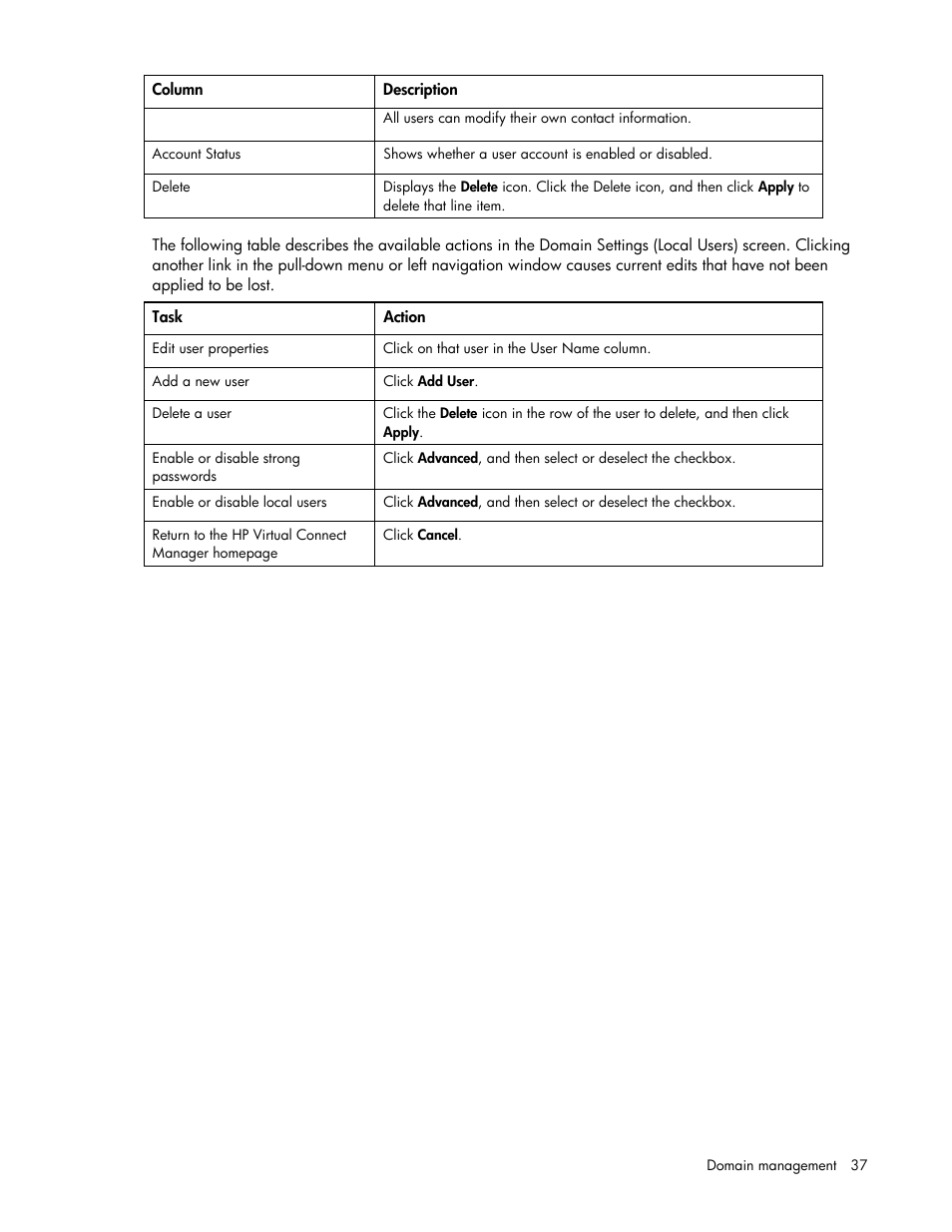 HP Virtual Connect Flex-10 10Gb Ethernet Module for c-Class BladeSystem User Manual | Page 37 / 169