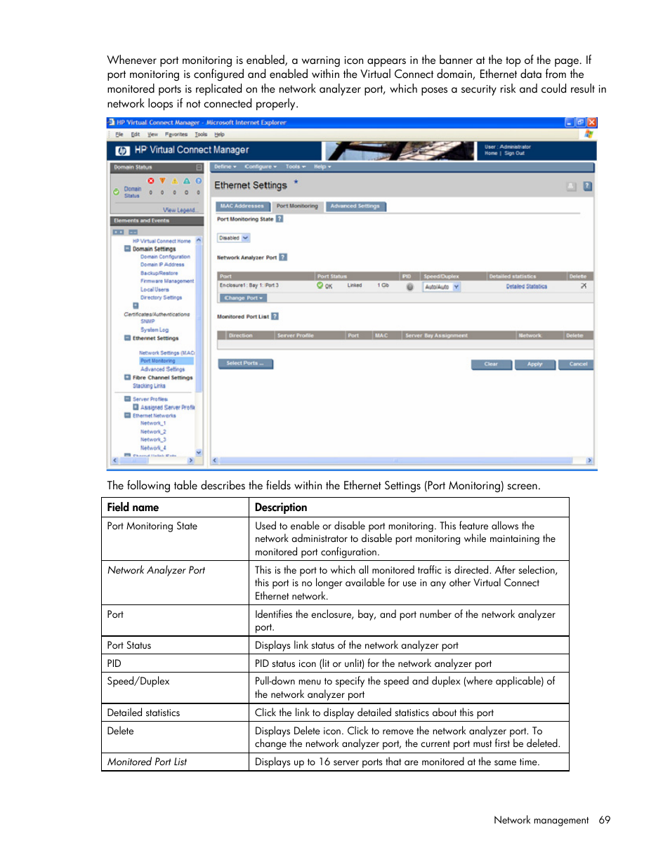 HP Virtual Connect Flex-10 10Gb Ethernet Module for c-Class BladeSystem User Manual | Page 69 / 169