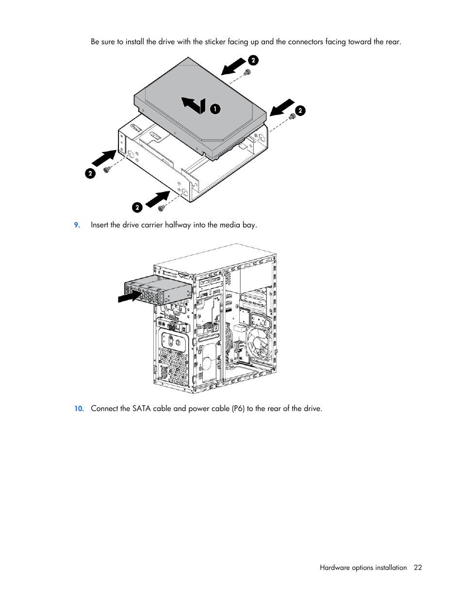 HP ProLiant ML10 Server User Manual | Page 22 / 76