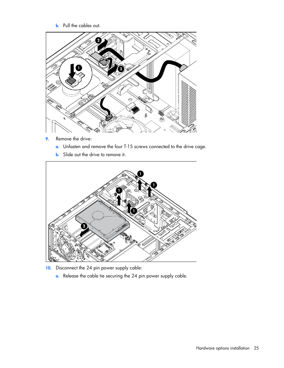 HP ProLiant ML10 Server User Manual | Page 25 / 76