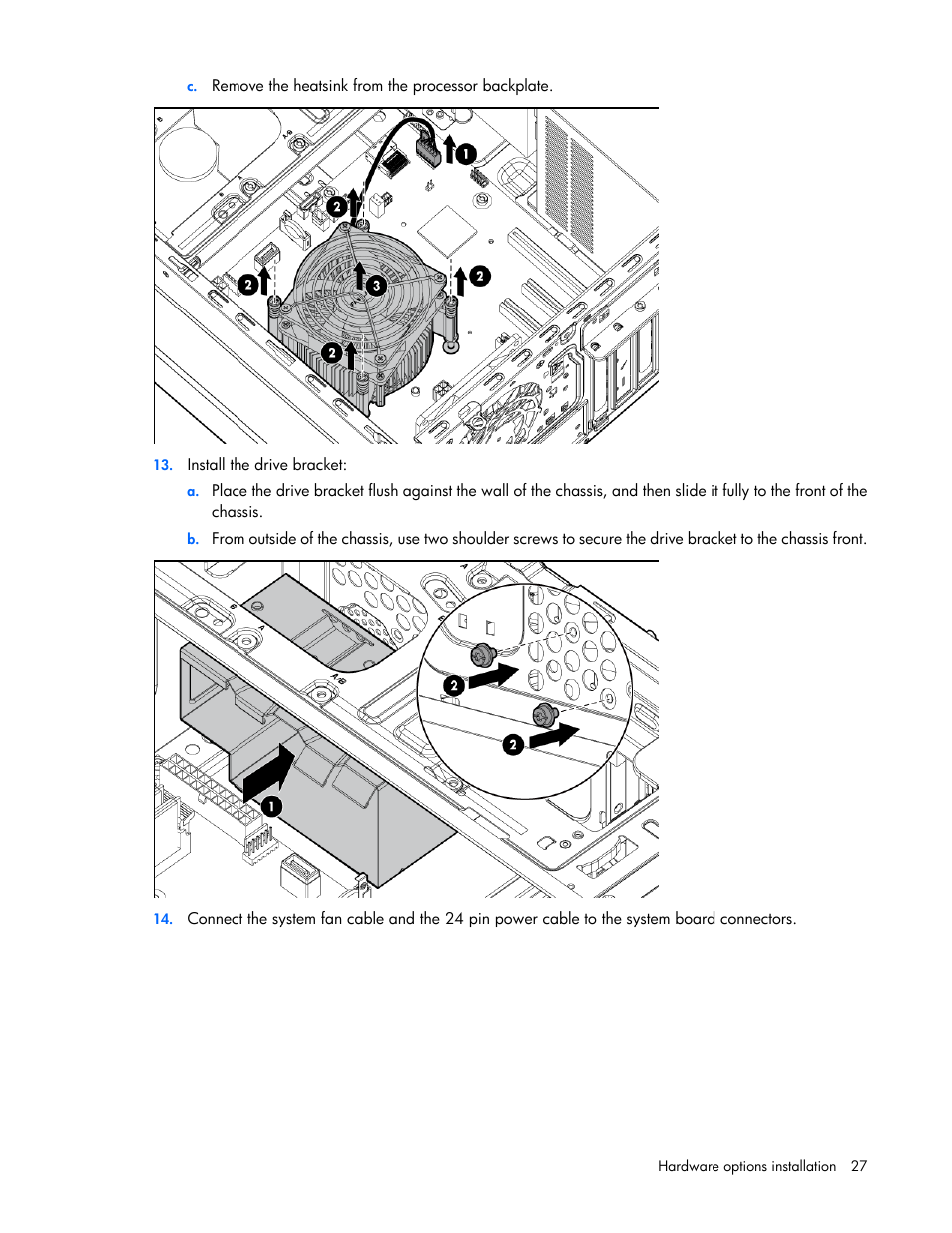 HP ProLiant ML10 Server User Manual | Page 27 / 76
