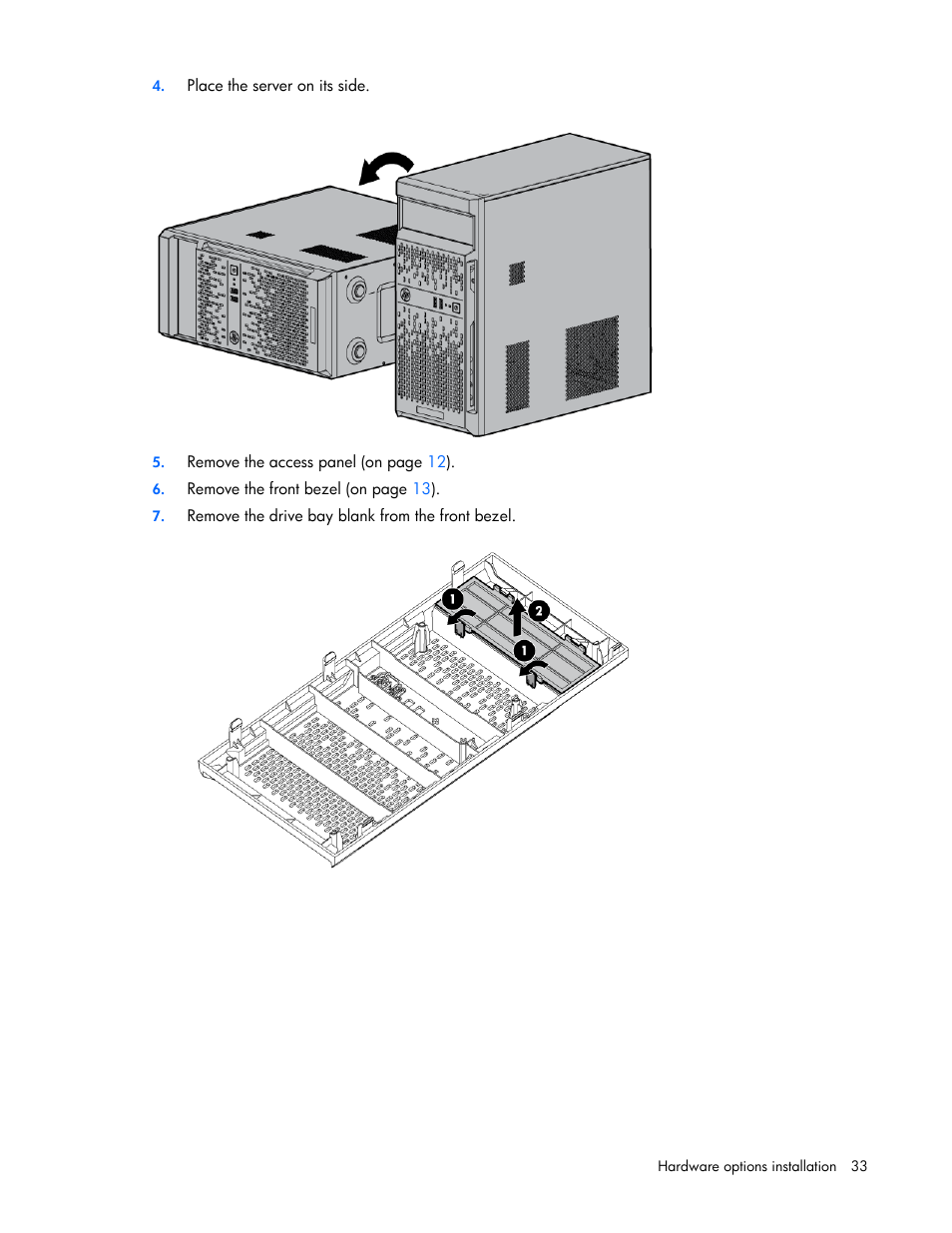 HP ProLiant ML10 Server User Manual | Page 33 / 76