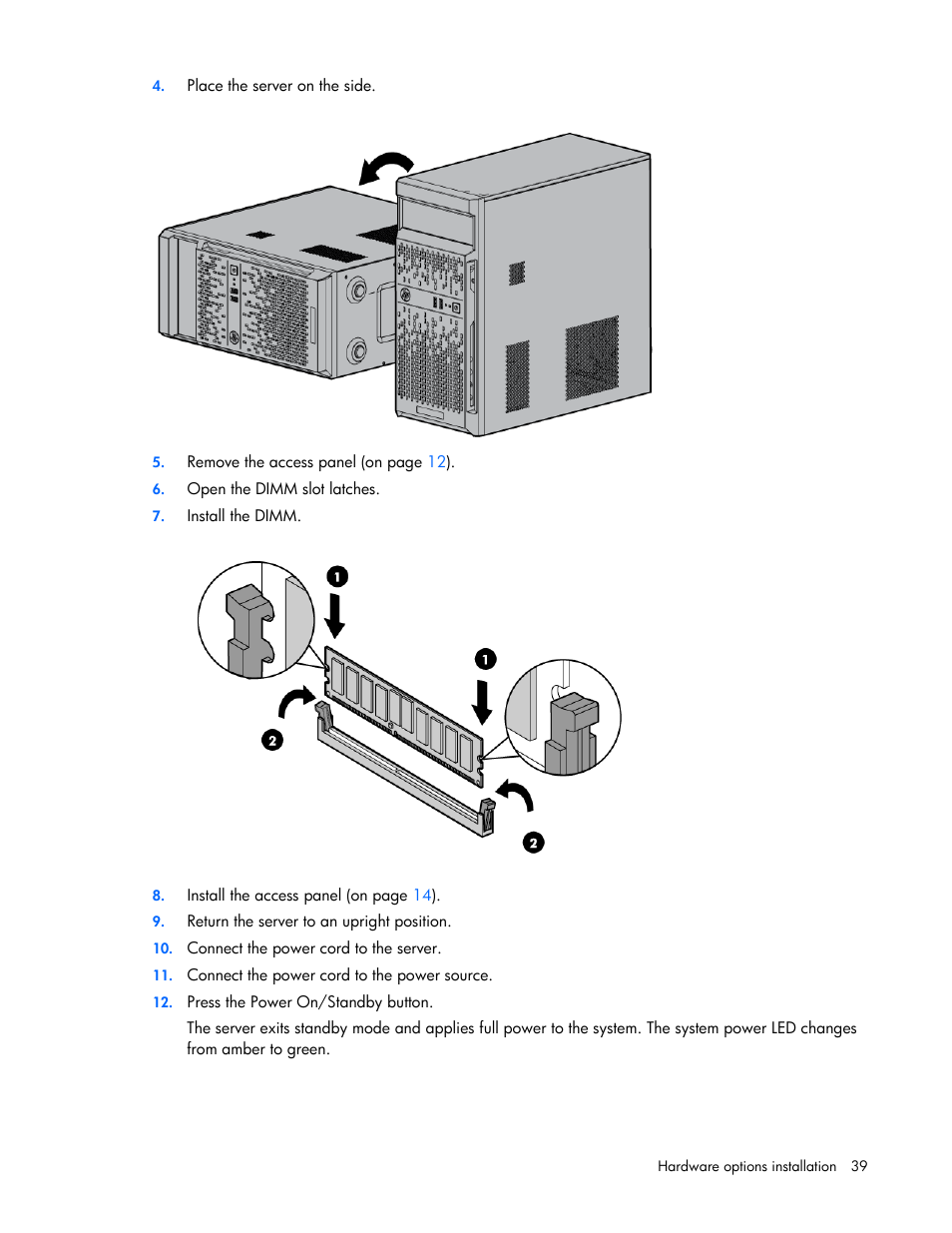 HP ProLiant ML10 Server User Manual | Page 39 / 76