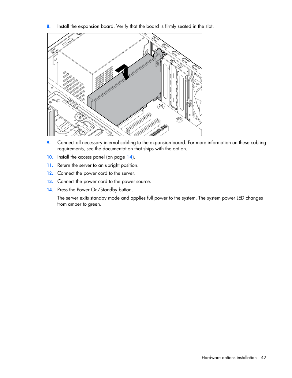 HP ProLiant ML10 Server User Manual | Page 42 / 76