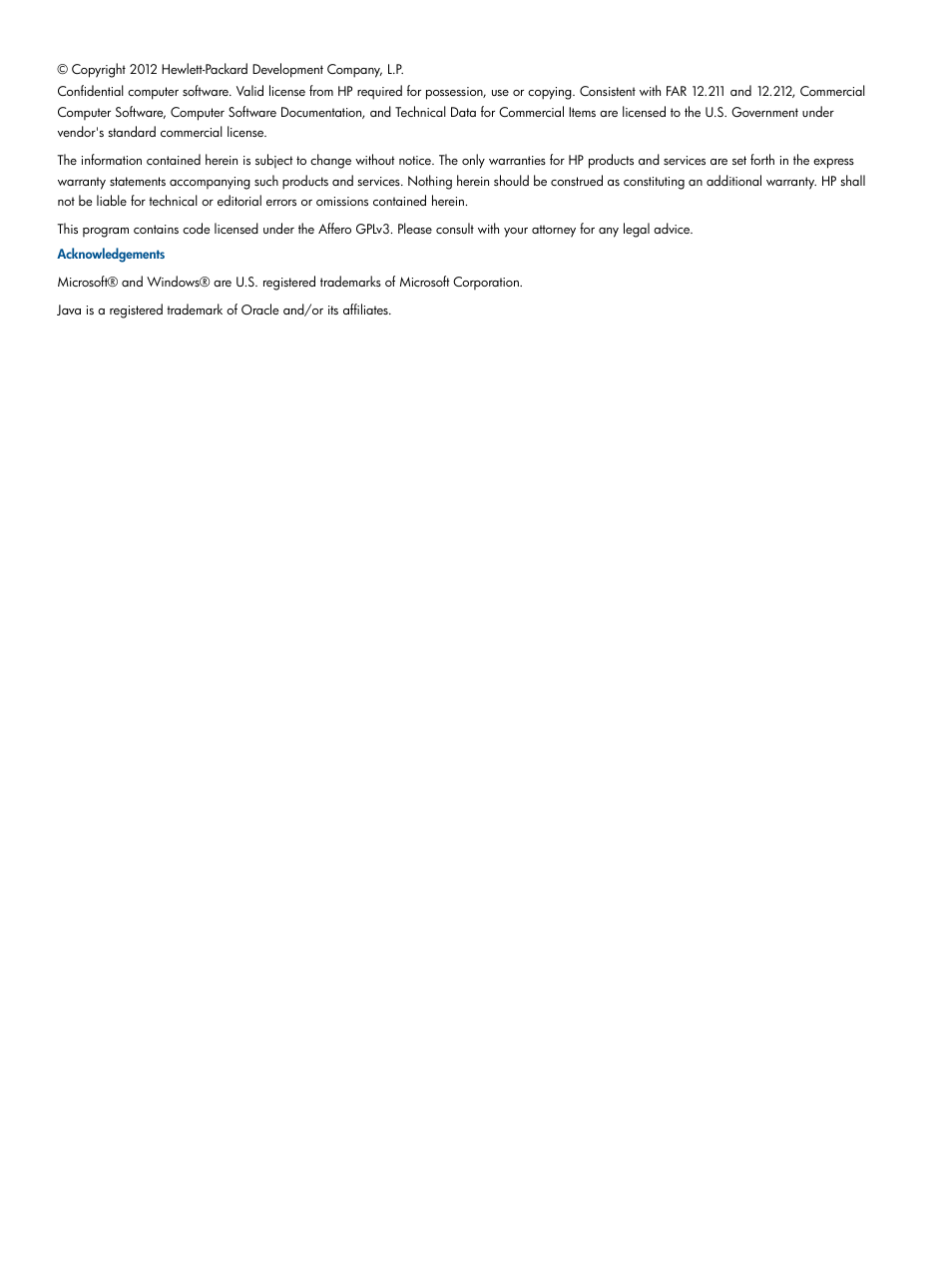 HP OneView for VMware vCenter User Manual | Page 2 / 107