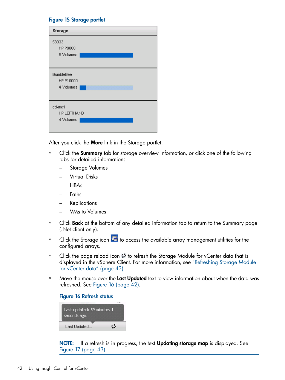 HP OneView for VMware vCenter User Manual | Page 42 / 107