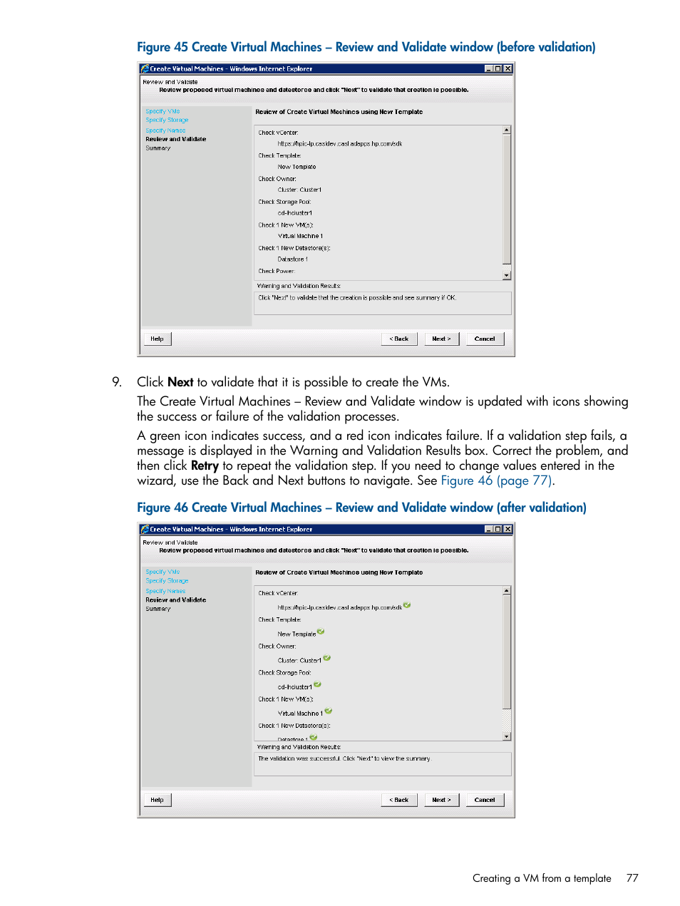 HP OneView for VMware vCenter User Manual | Page 77 / 107