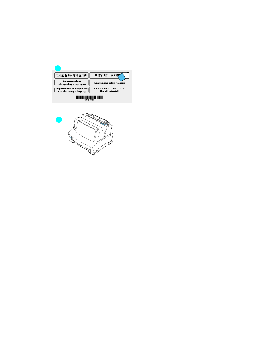 Menempelkan label pada printer | HP LaserJet 6L Pro Printer User Manual | Page 101 / 178