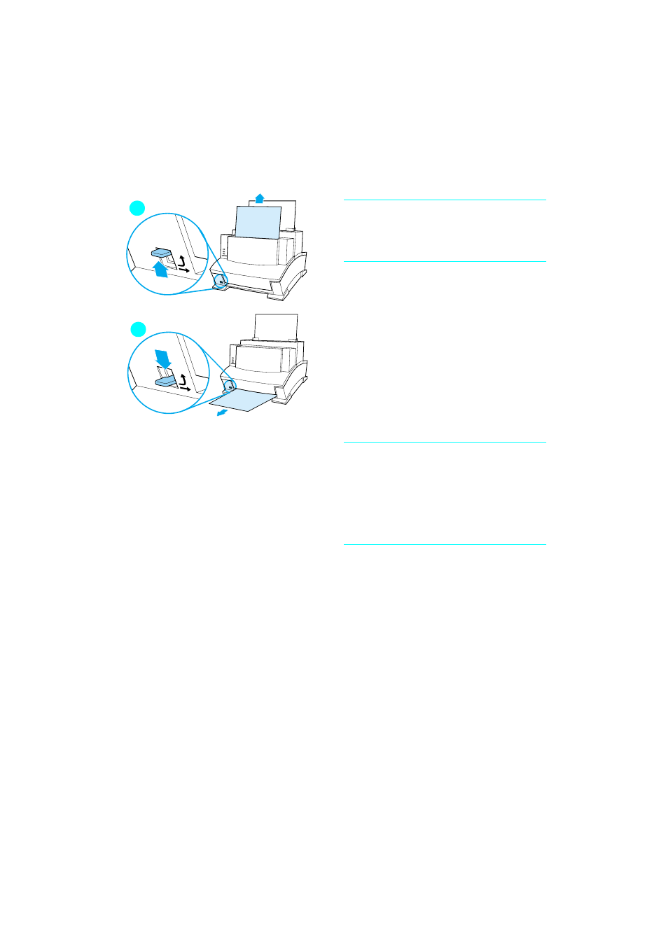 Selecting the output paper path, Adding paper | HP LaserJet 6L Pro Printer User Manual | Page 31 / 178