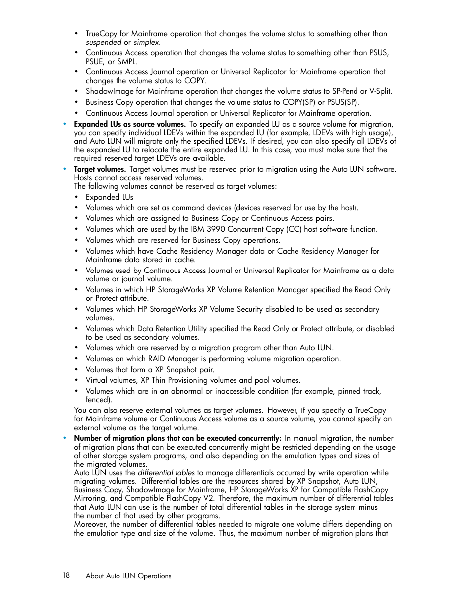 HP XP20000XP24000 Disk Array User Manual | Page 18 / 53