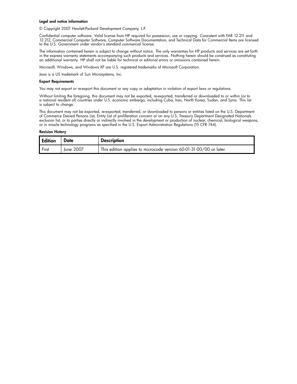 HP XP20000XP24000 Disk Array User Manual | Page 2 / 53
