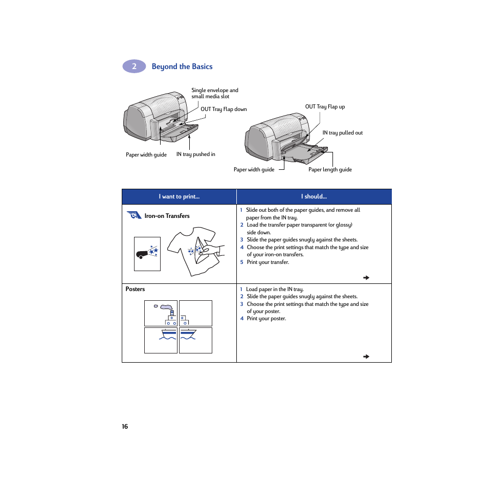 Beyond the basics | HP Deskjet 932c Printer User Manual | Page 22 / 74