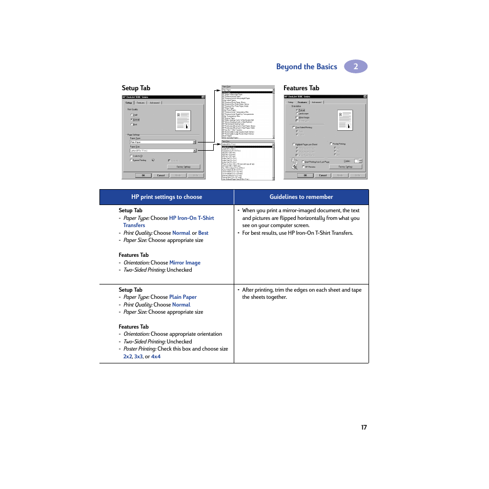 Beyond the basics | HP Deskjet 932c Printer User Manual | Page 23 / 74