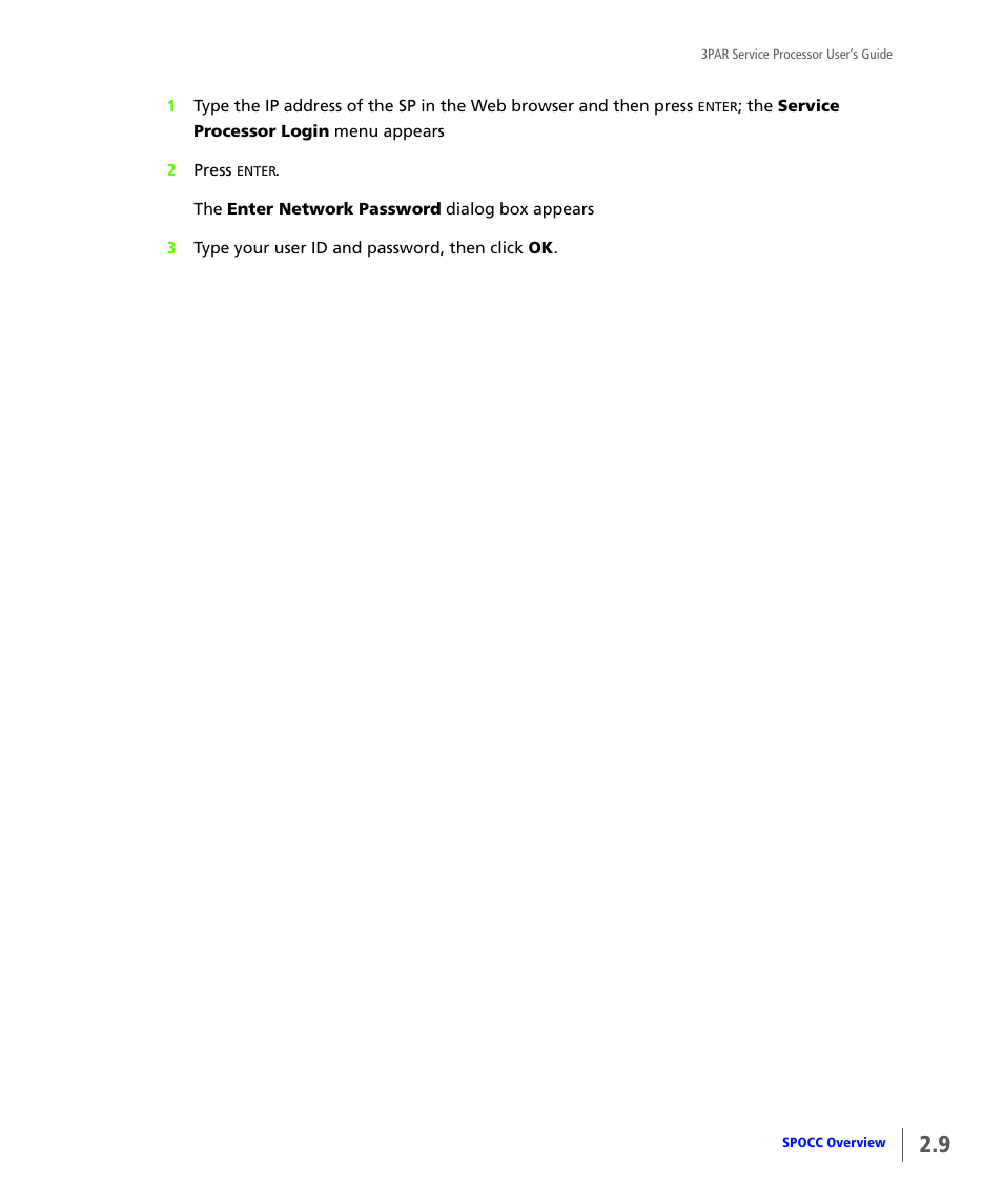 HP 3PAR Service Processors User Manual | Page 21 / 80