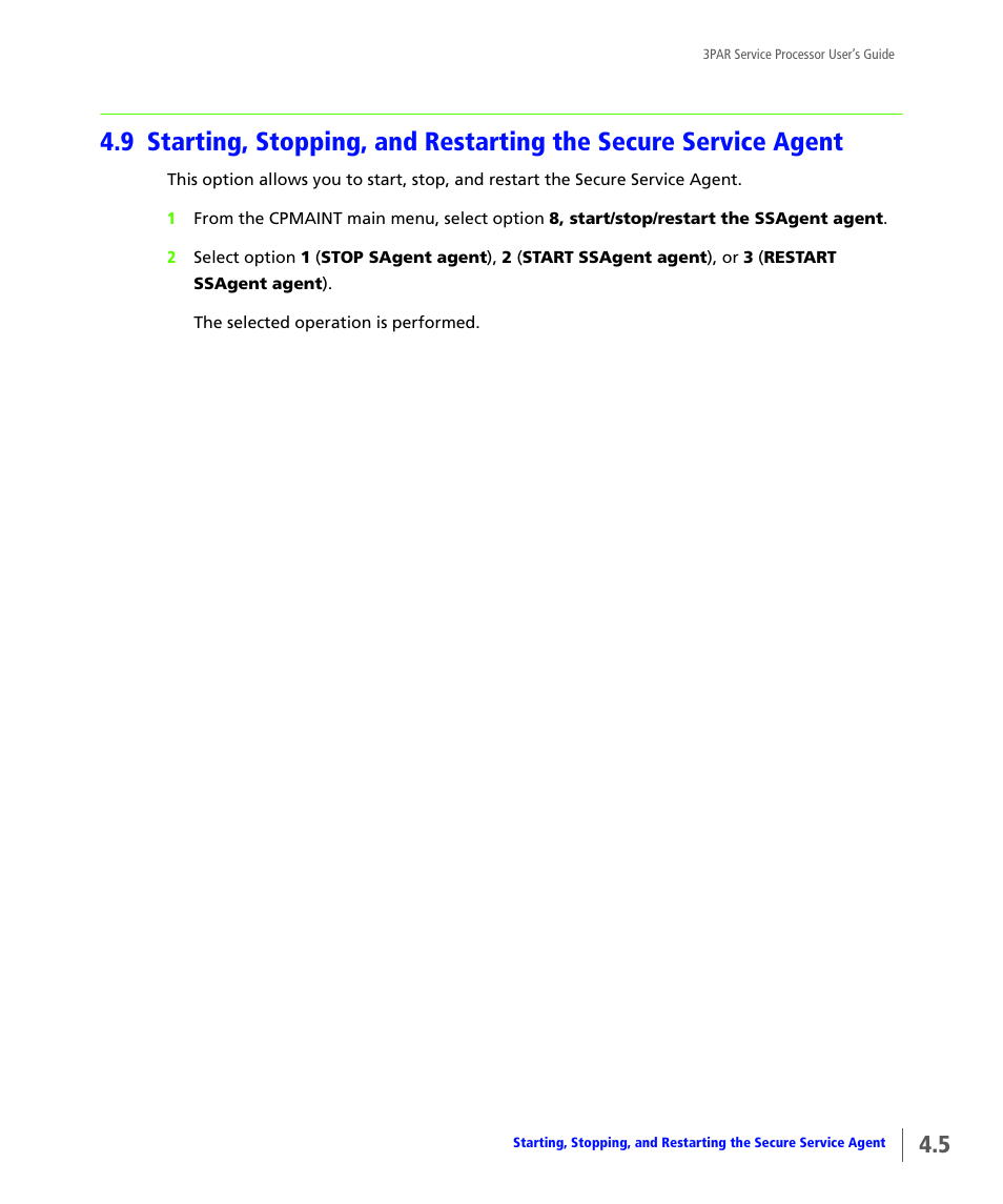 HP 3PAR Service Processors User Manual | Page 47 / 80