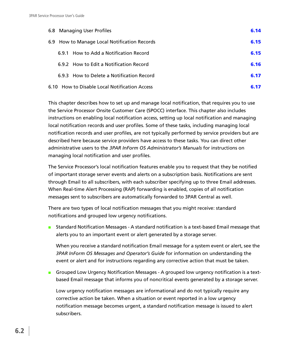 HP 3PAR Service Processors User Manual | Page 60 / 80