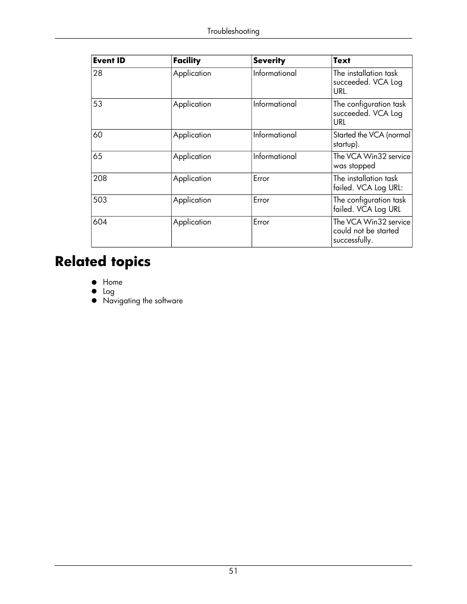 Related topics | HP Integrity rx5670 Server User Manual | Page 51 / 55