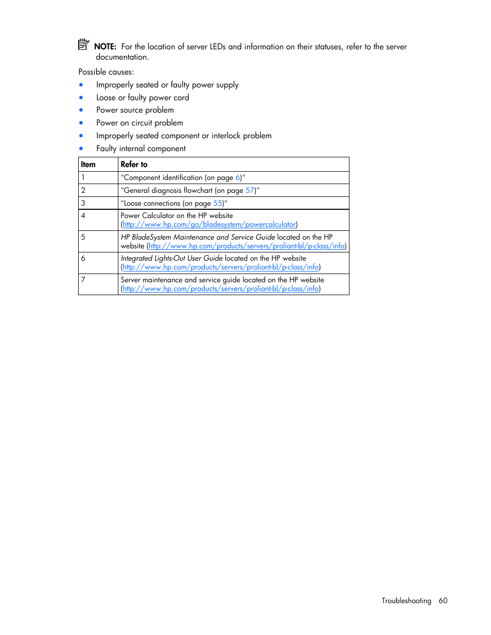 HP ProLiant BL20p G4 Server-Blade User Manual | Page 60 / 91