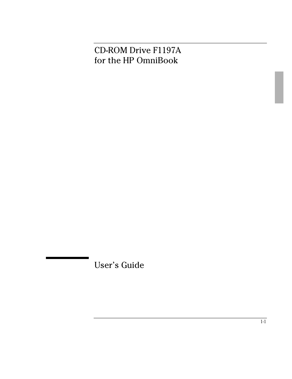 HP OmniBook 800 Notebook PC User Manual | 21 pages