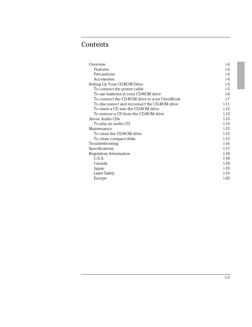HP OmniBook 800 Notebook PC User Manual | Page 3 / 21
