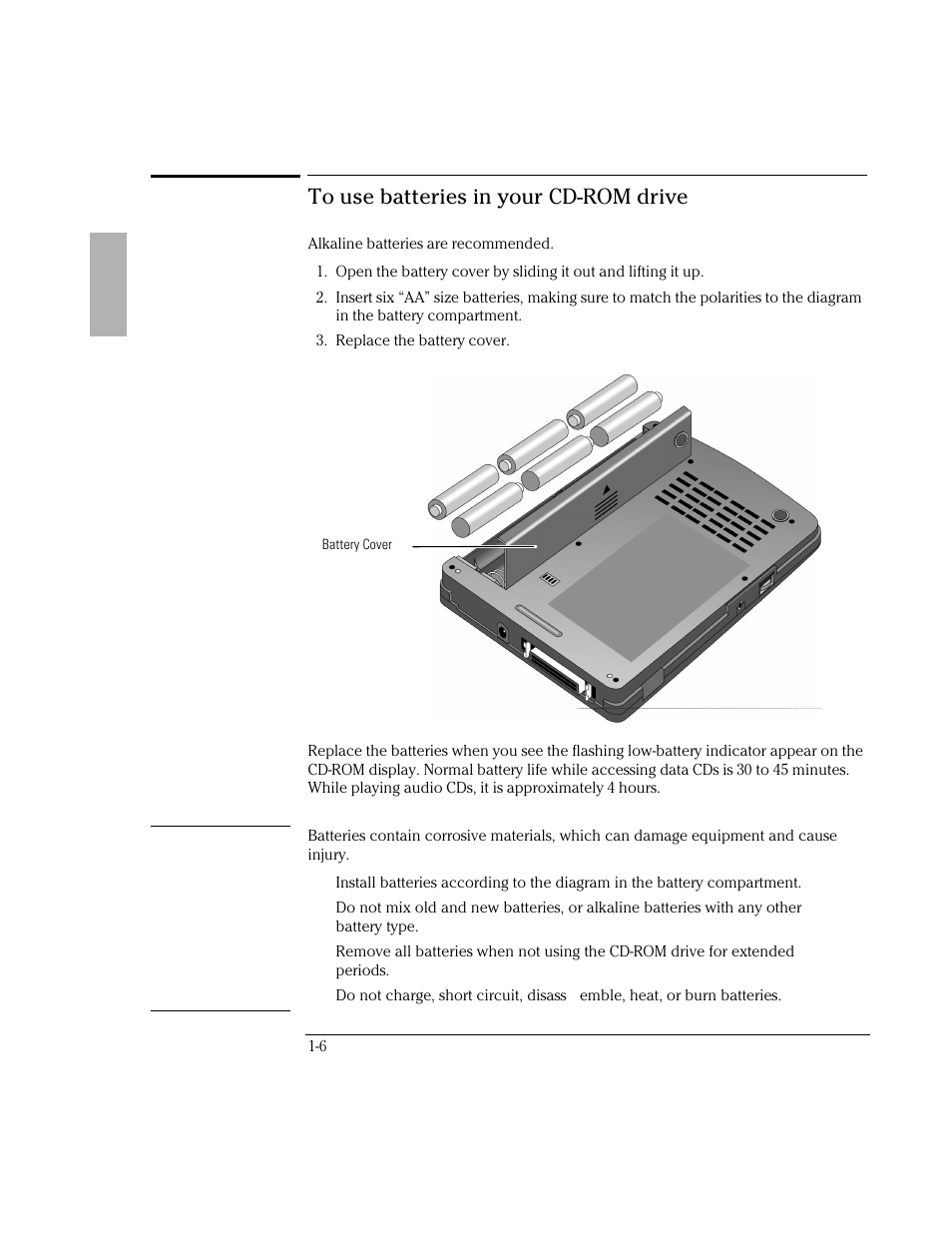 HP OmniBook 800 Notebook PC User Manual | Page 6 / 21