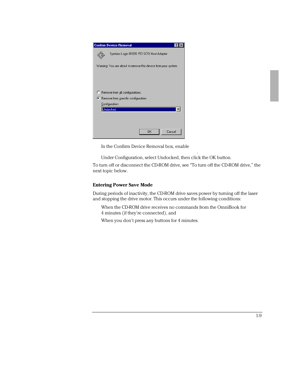 HP OmniBook 800 Notebook PC User Manual | Page 9 / 21