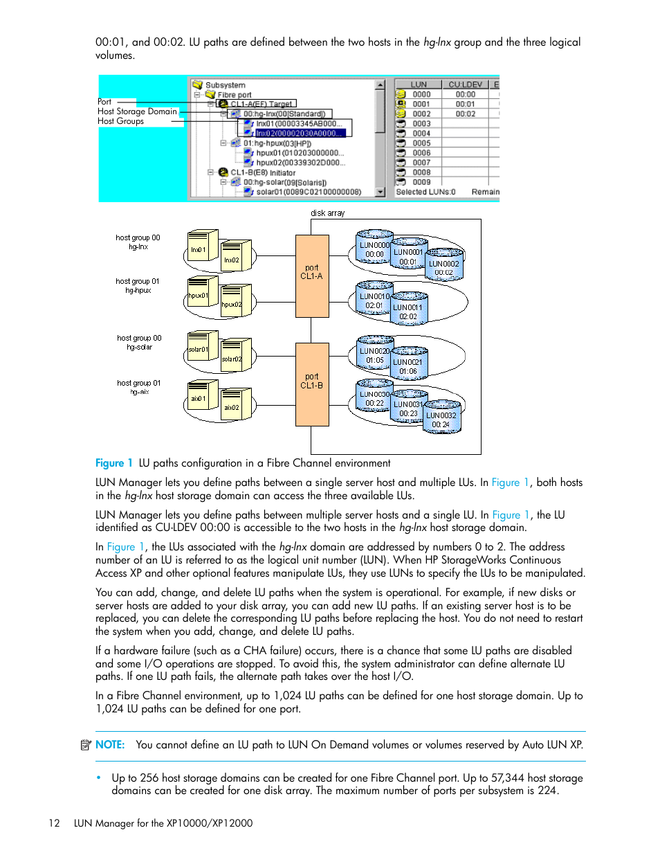 HP XP LUN Configuration and Security Manager Software User Manual | Page 12 / 84