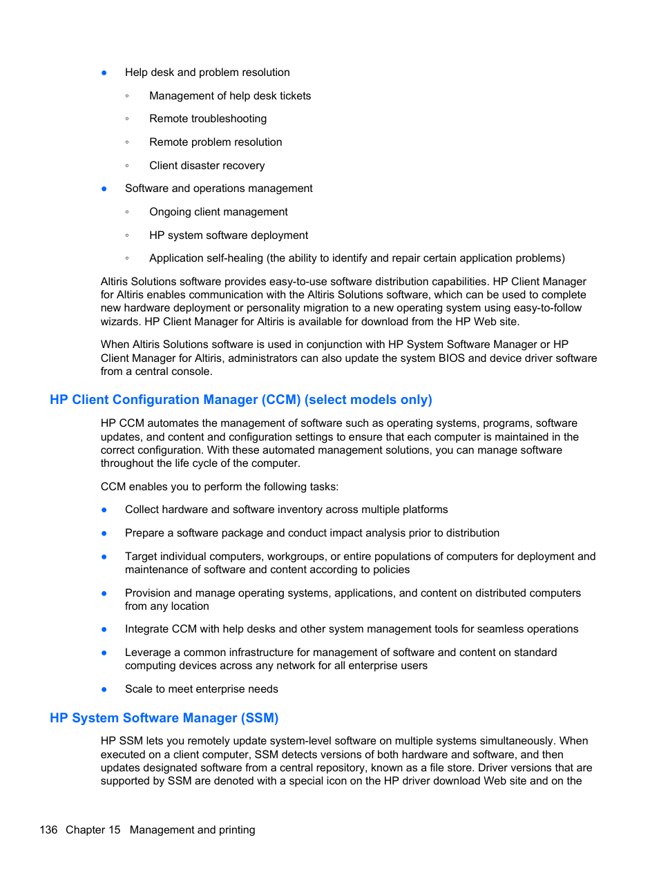 Hp system software manager (ssm) | HP 421 Notebook-PC User Manual | Page 148 / 157