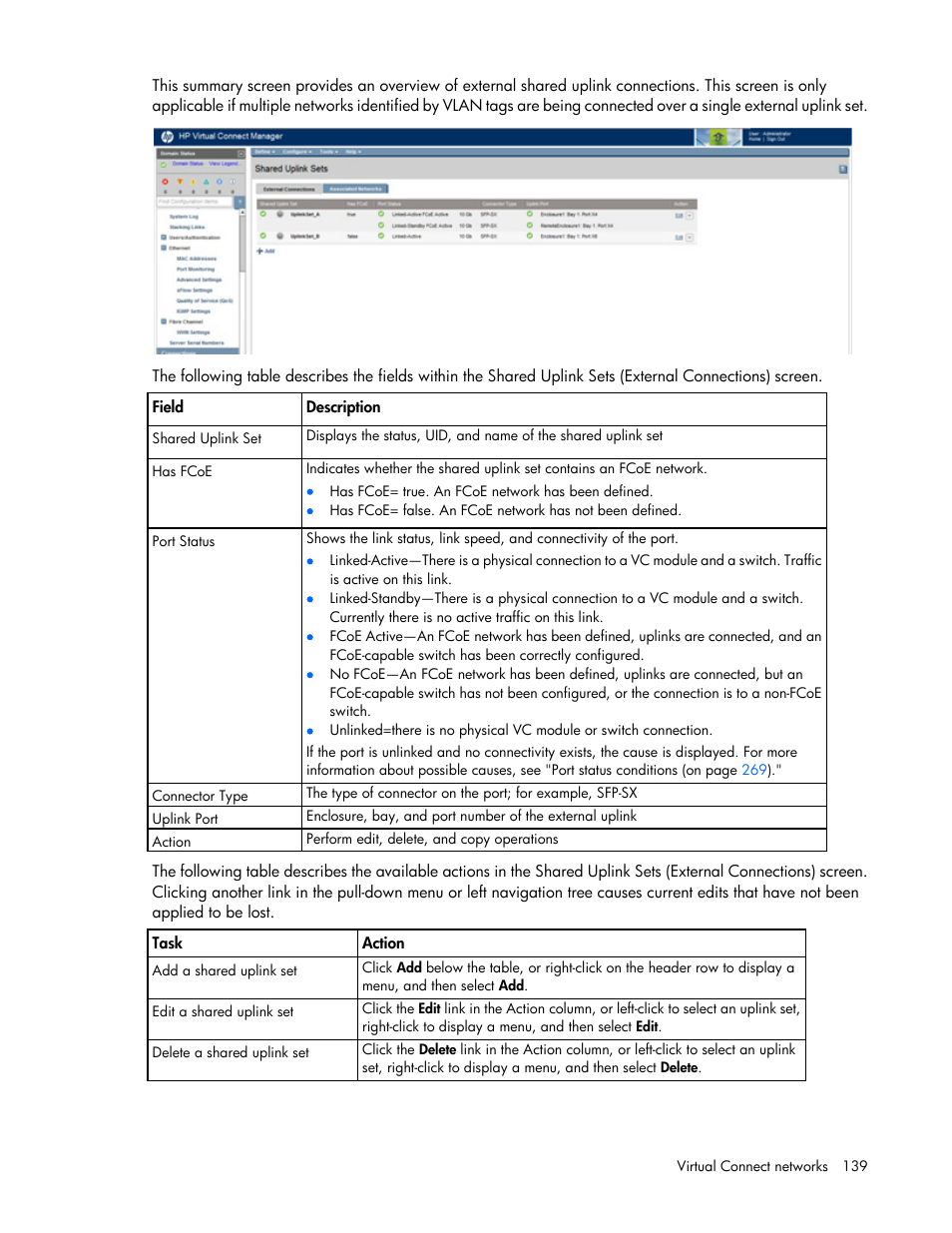 HP Virtual Connect 8Gb 20-port Fibre Channel Module for c-Class BladeSystem User Manual | Page 139 / 317