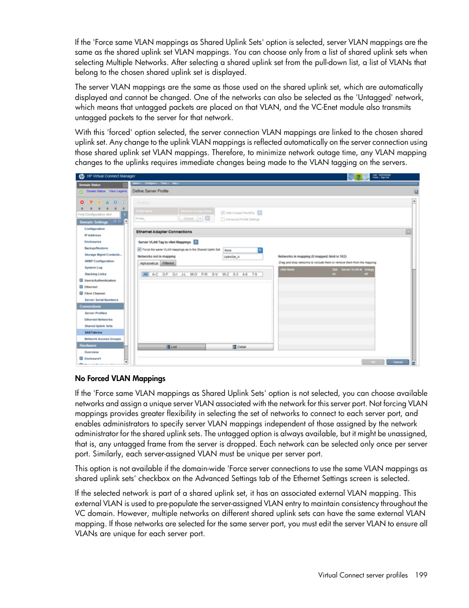 HP Virtual Connect 8Gb 20-port Fibre Channel Module for c-Class BladeSystem User Manual | Page 199 / 317