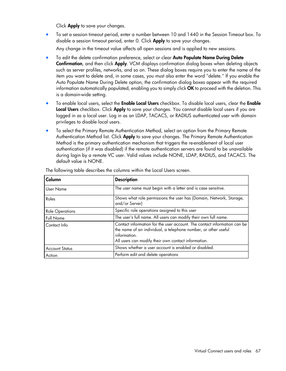 HP Virtual Connect 8Gb 20-port Fibre Channel Module for c-Class BladeSystem User Manual | Page 67 / 317