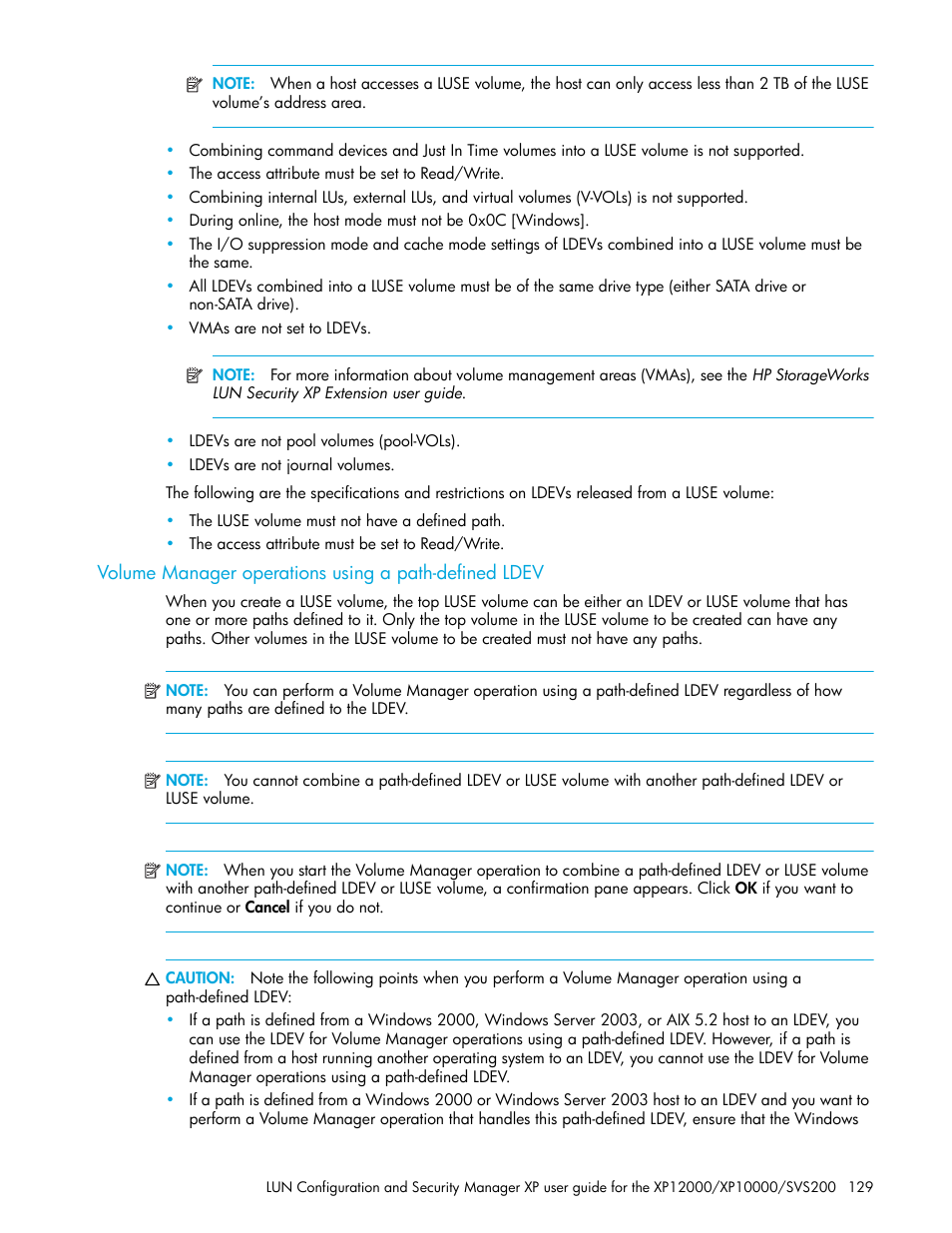 HP StorageWorks XP Remote Web Console Software User Manual | Page 129 / 198