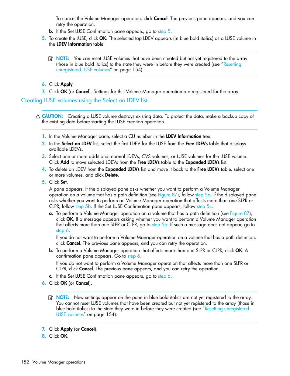 Step 4b, Step 5 | HP StorageWorks XP Remote Web Console Software User Manual | Page 152 / 198