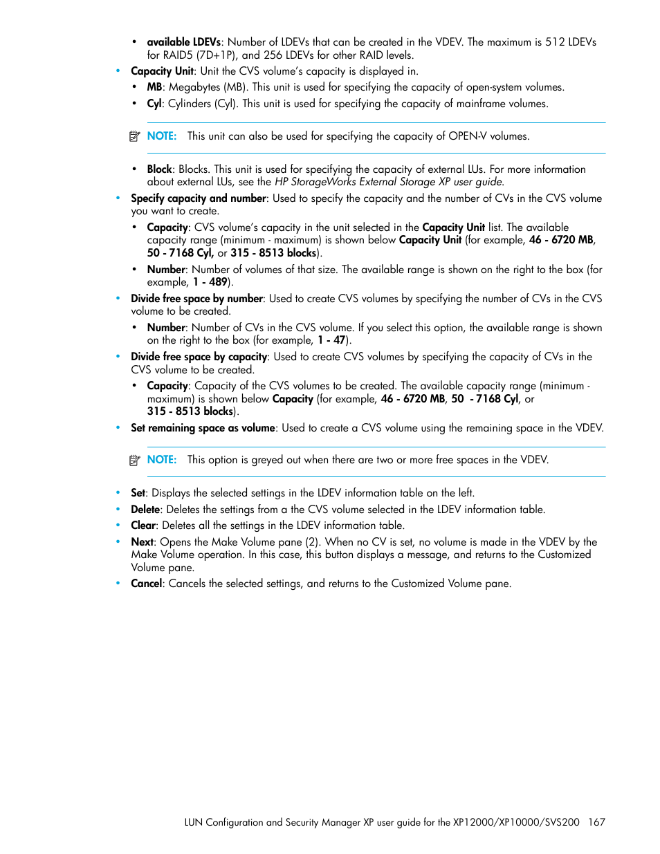 HP StorageWorks XP Remote Web Console Software User Manual | Page 167 / 198