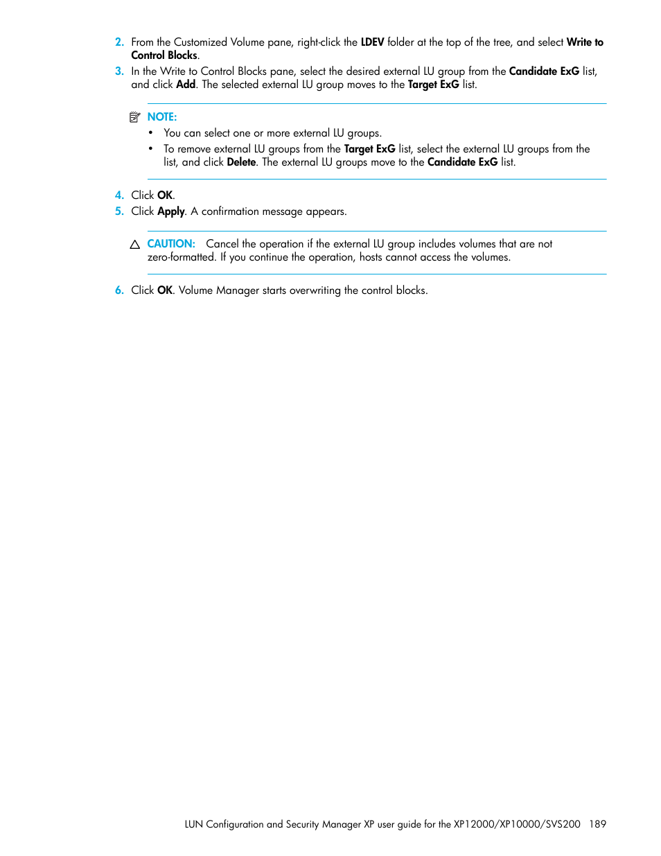 HP StorageWorks XP Remote Web Console Software User Manual | Page 189 / 198
