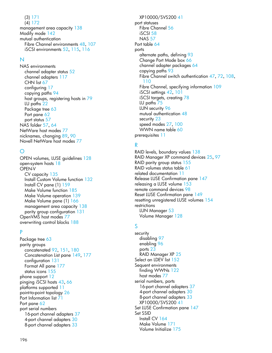 HP StorageWorks XP Remote Web Console Software User Manual | Page 196 / 198