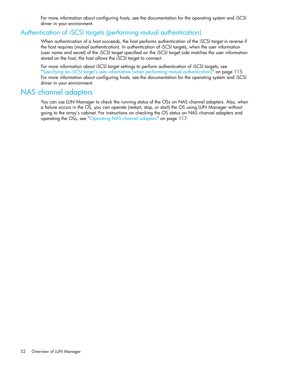 Nas channel adapters | HP StorageWorks XP Remote Web Console Software User Manual | Page 52 / 198