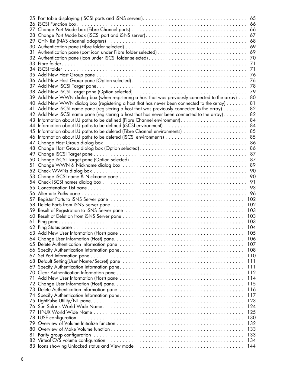 HP StorageWorks XP Remote Web Console Software User Manual | Page 8 / 198