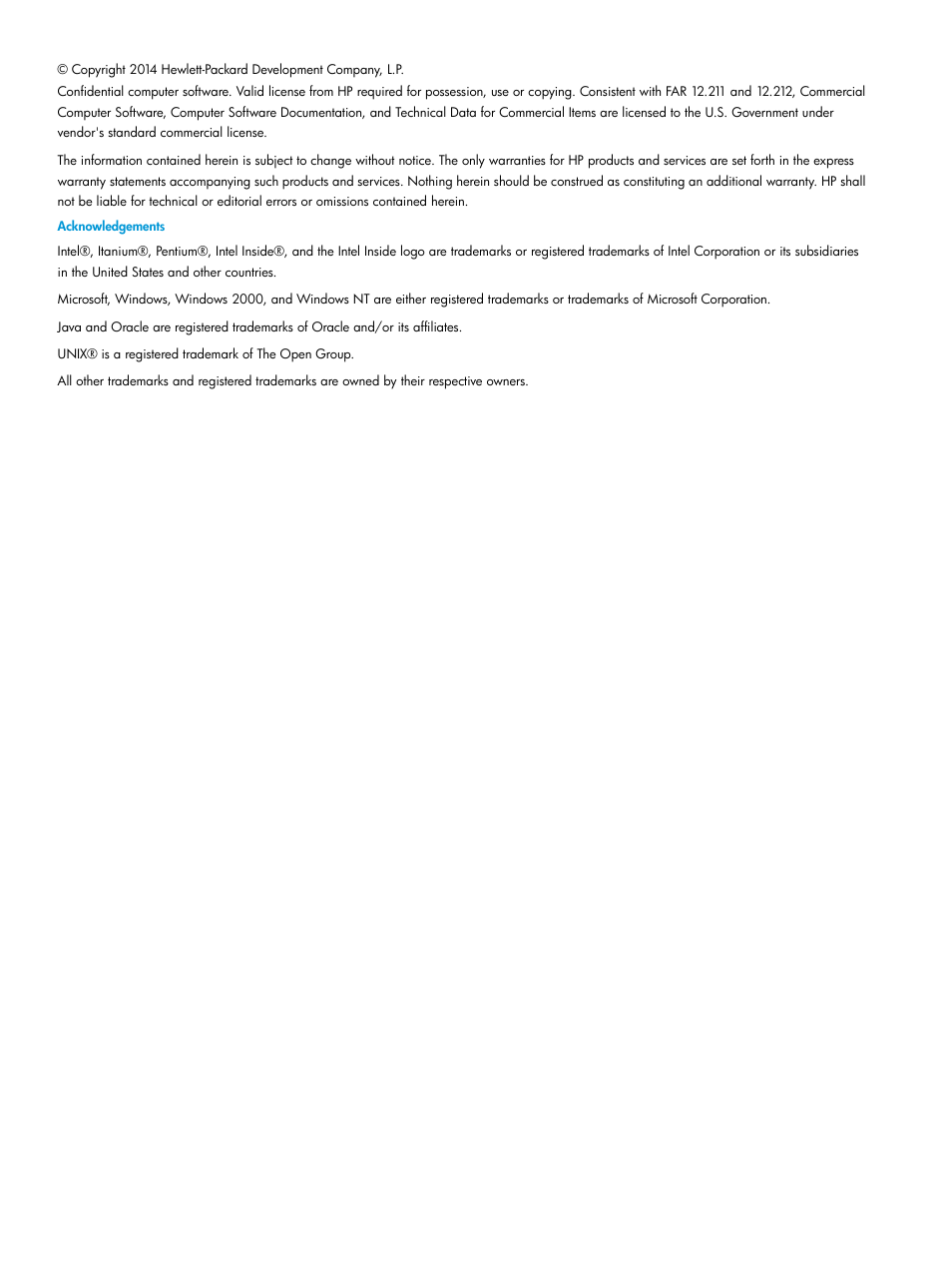 HP 3PAR Application Software Suite for Oracle User Manual | Page 2 / 223