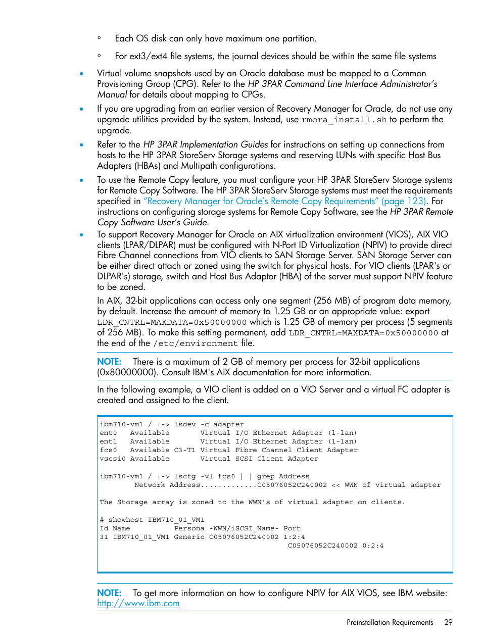 HP 3PAR Application Software Suite for Oracle User Manual | Page 29 / 223