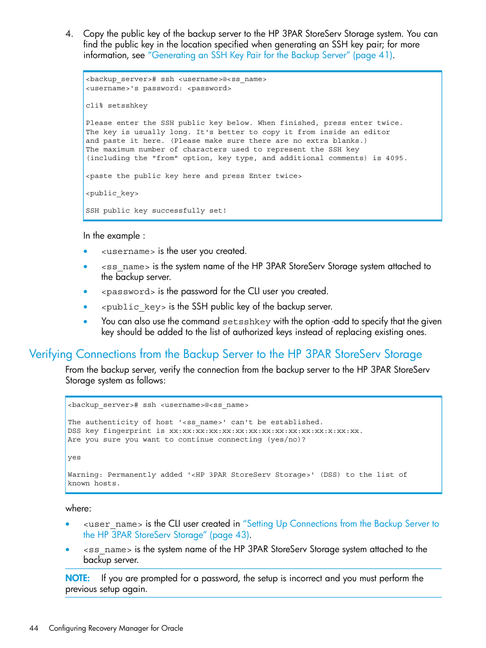 HP 3PAR Application Software Suite for Oracle User Manual | Page 44 / 223