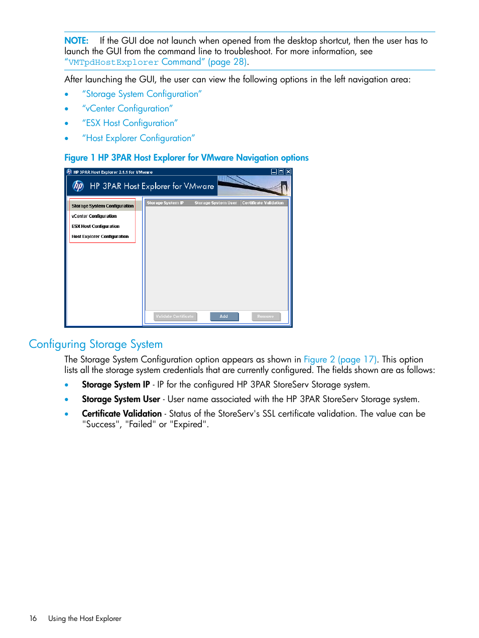 Configuring storage system | HP 3PAR Host Explorer Software User Manual | Page 16 / 34