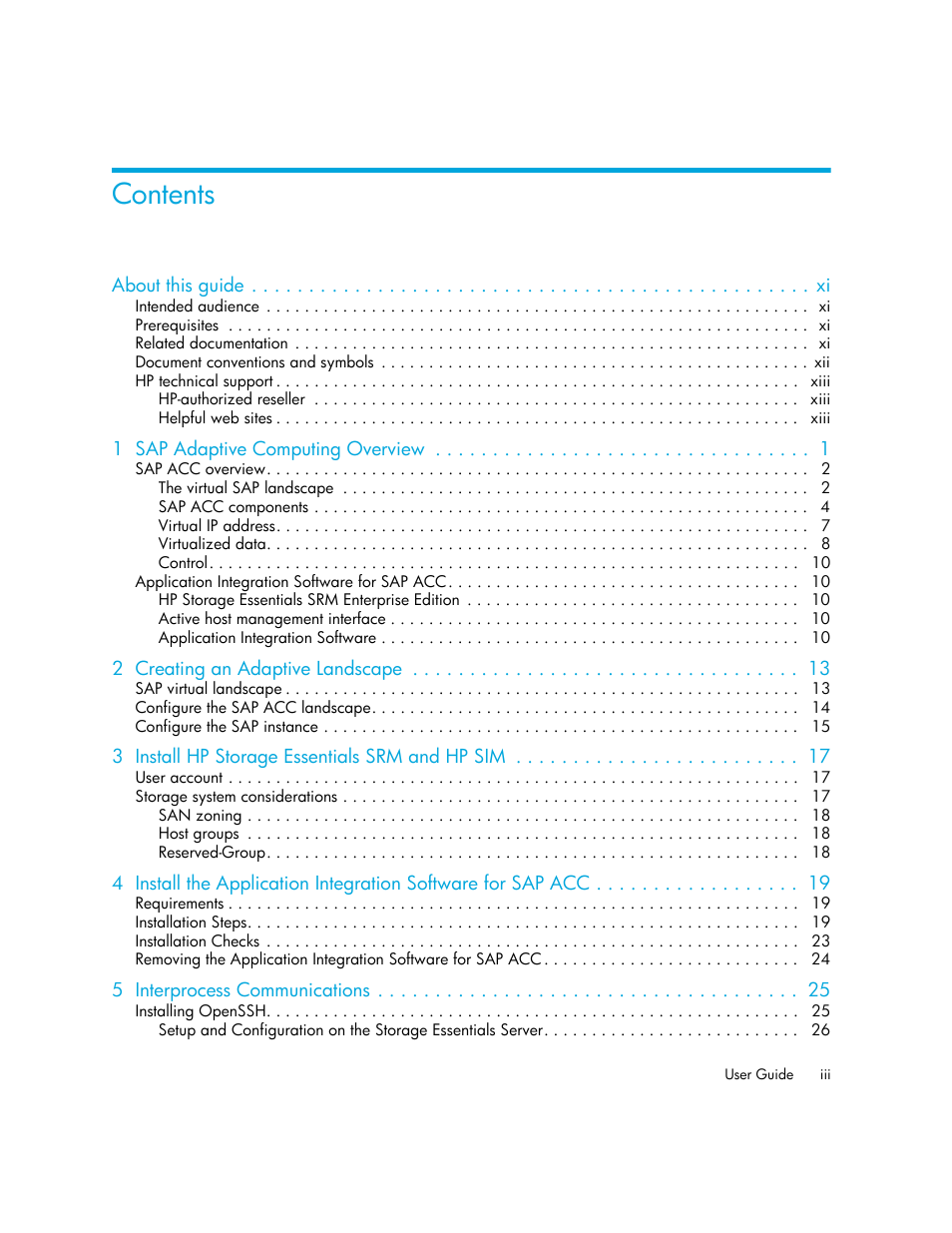 HP Storage Essentials Standard Edition SRM Software User Manual | Page 3 / 90