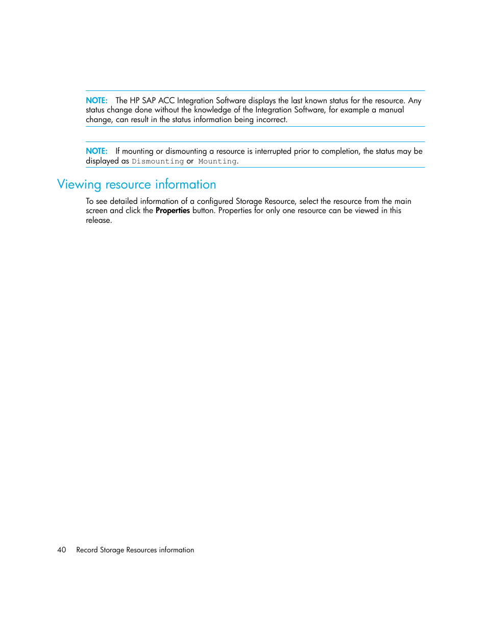 Viewing resource information | HP Storage Essentials Standard Edition SRM Software User Manual | Page 54 / 90