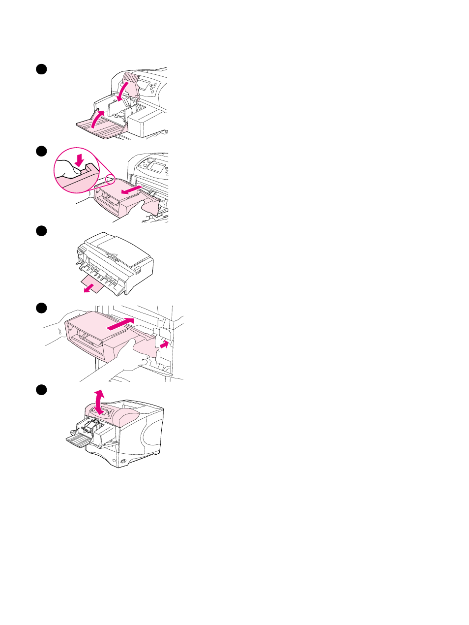 Clearing jams from the optional envelope feeder | HP LaserJet 4300 Printer series User Manual | Page 101 / 218