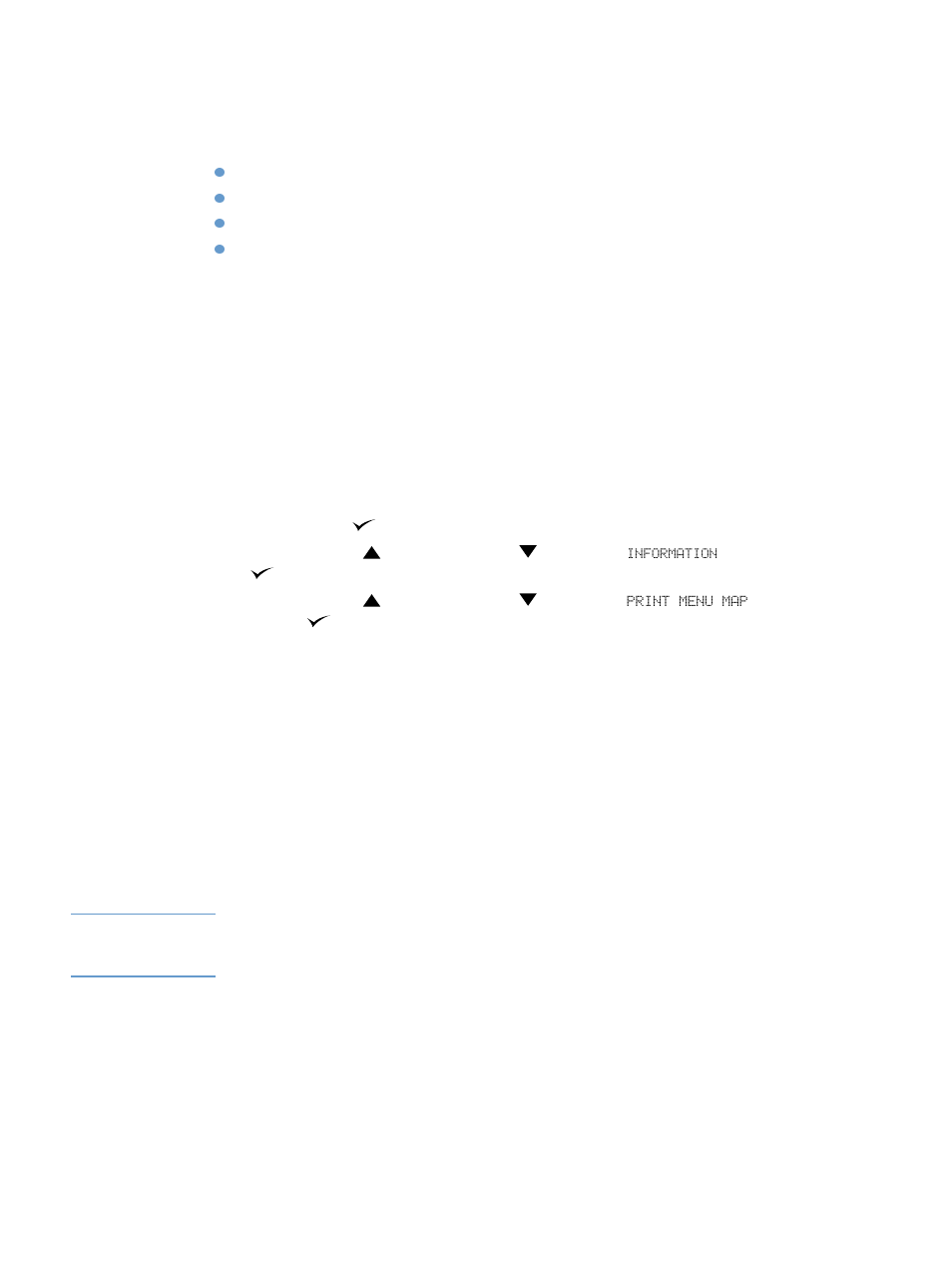 Checking the printer configuration, Menu map, Configuration page | HP LaserJet 4300 Printer series User Manual | Page 85 / 218