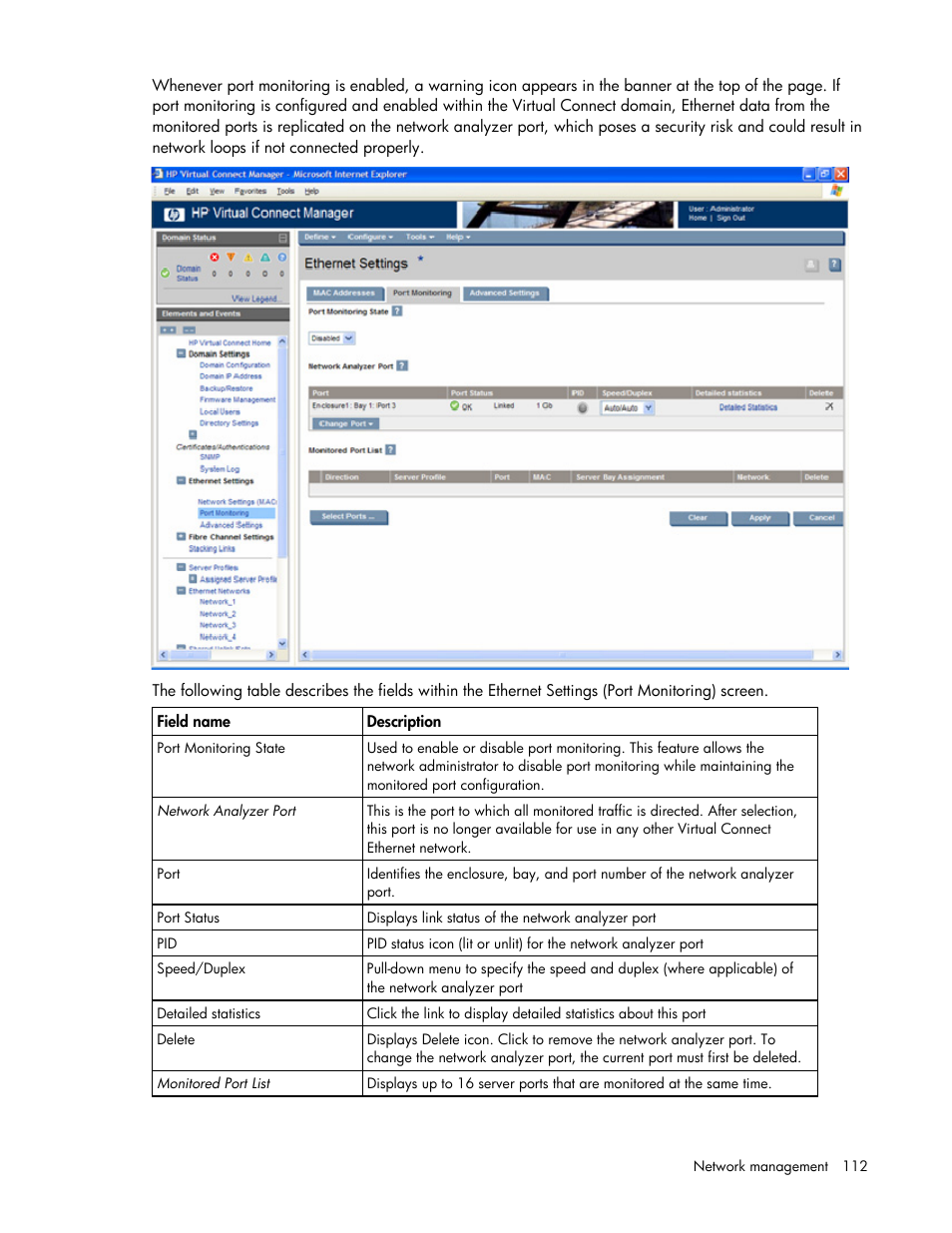 HP Virtual Connect 1.10Gb-F Ethernet Module for c-Class BladeSystem User Manual | Page 112 / 242